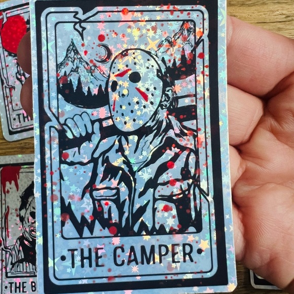 🔪🩸👹👻 Horror sticker bundle lot of 10 Mystery horror stickers! Be surprised - Picture 12 of 12